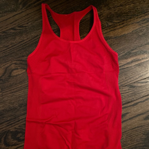 Tops Red Workout Tank Poshmark